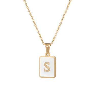 18K Gold Plated Initial Necklace (RTS)