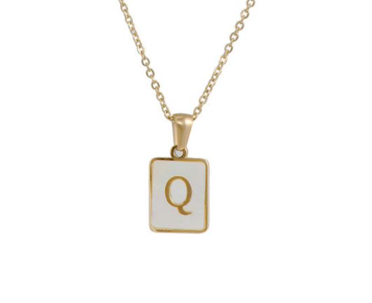 18K Gold Plated Initial Necklace (RTS)