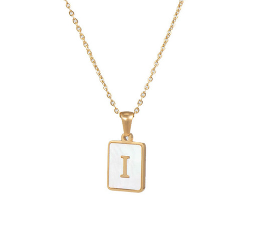18K Gold Plated Initial Necklace (RTS)