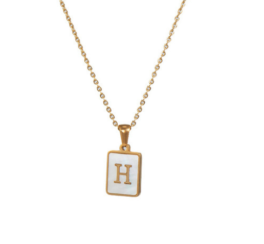 18K Gold Plated Initial Necklace (RTS)