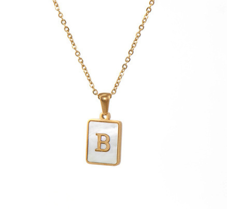 18K Gold Plated Initial Necklace (RTS)
