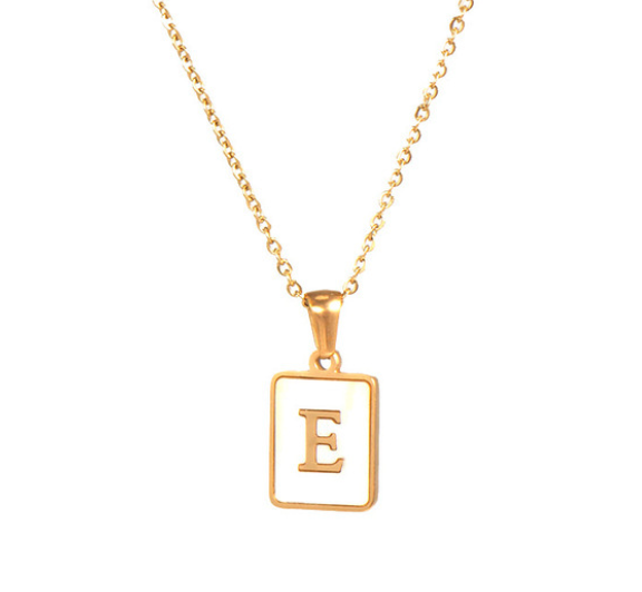 18K Gold Plated Initial Necklace (RTS)